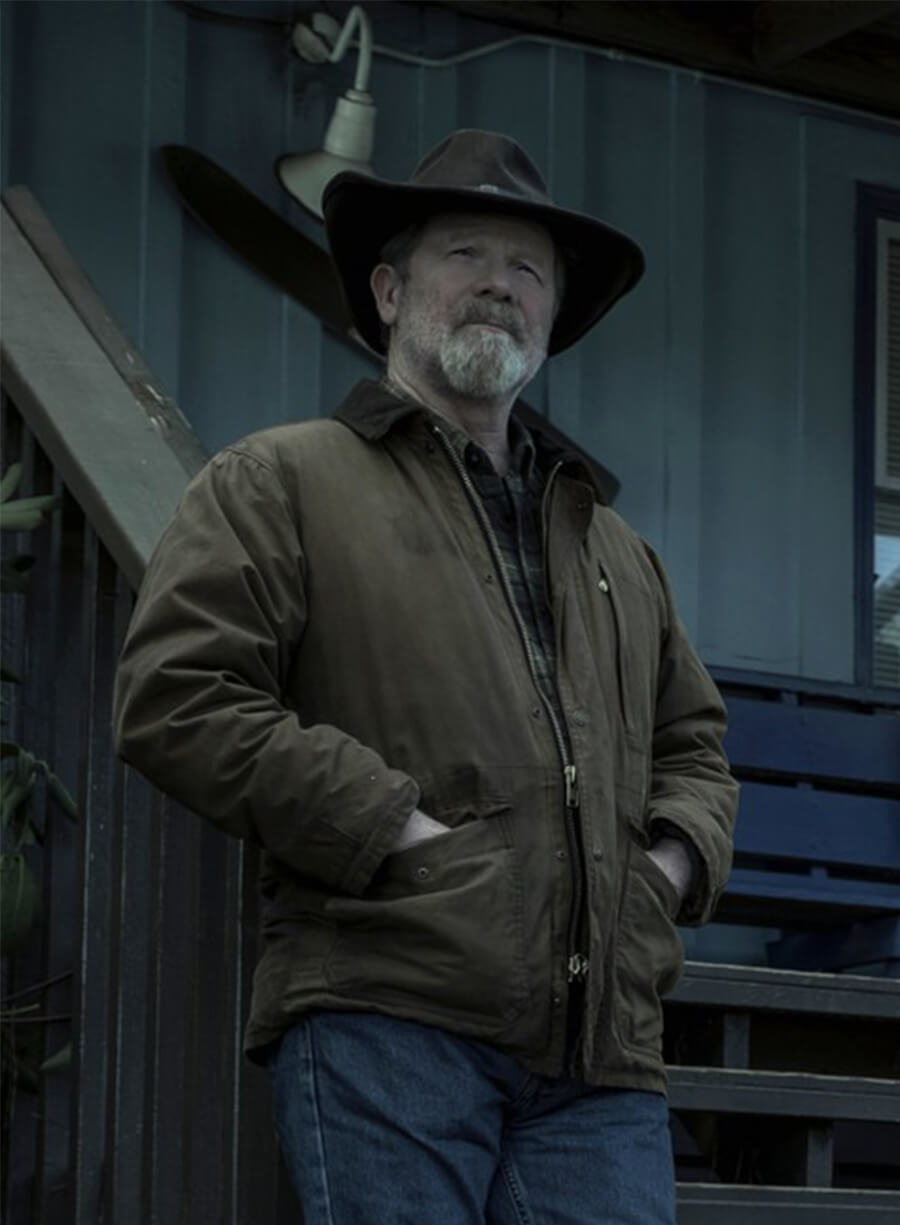 Peter Mullan Ozark S02 Jacob Snell Brown Jacket