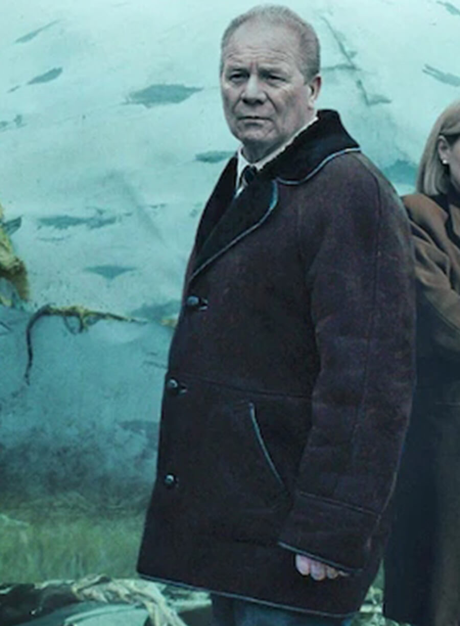 Peter Mullan The Bombing of Pan Am 103 John Orr Brown Jacket