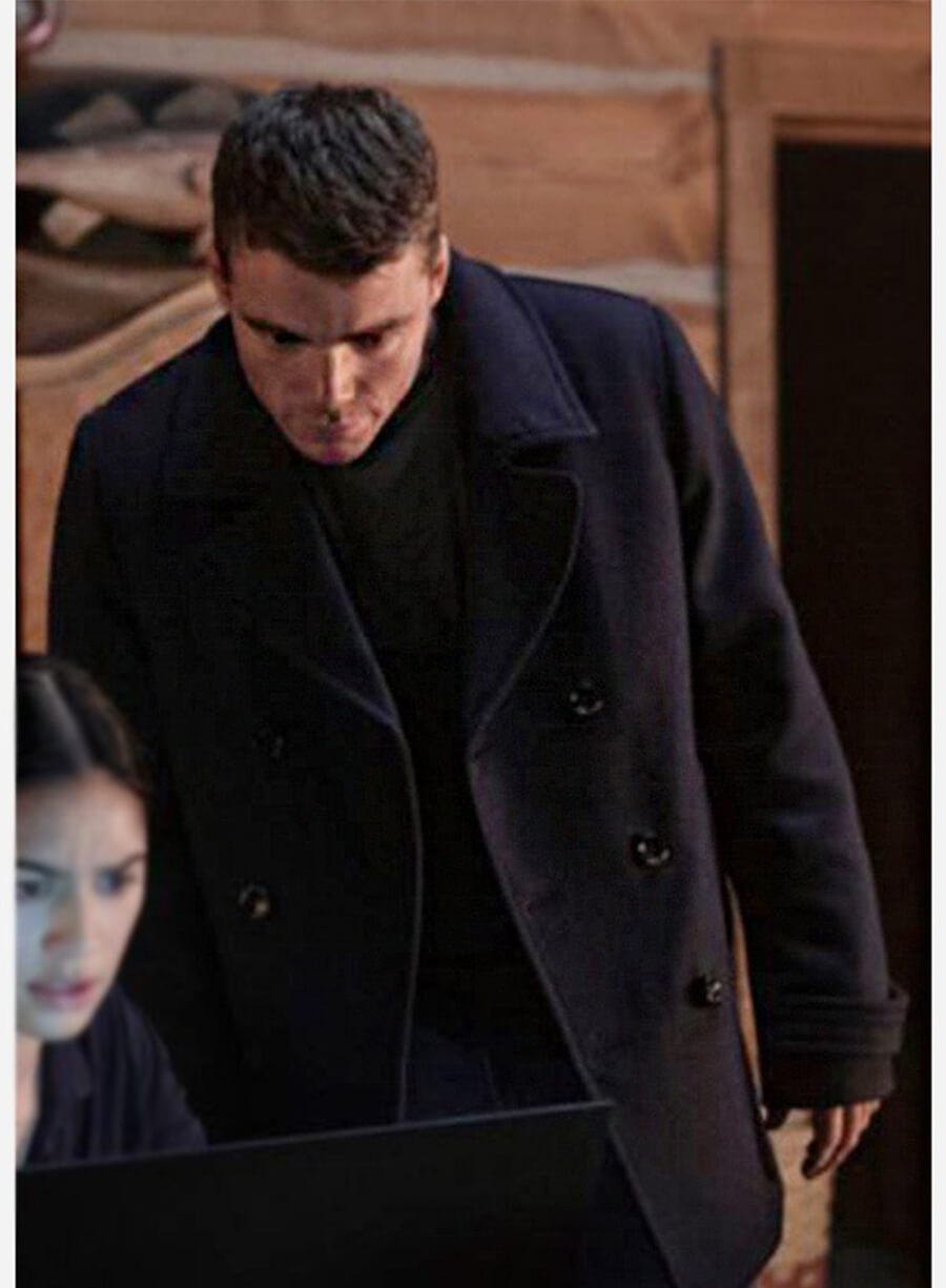 Peter Sutherland The Night Agent Wool Coat