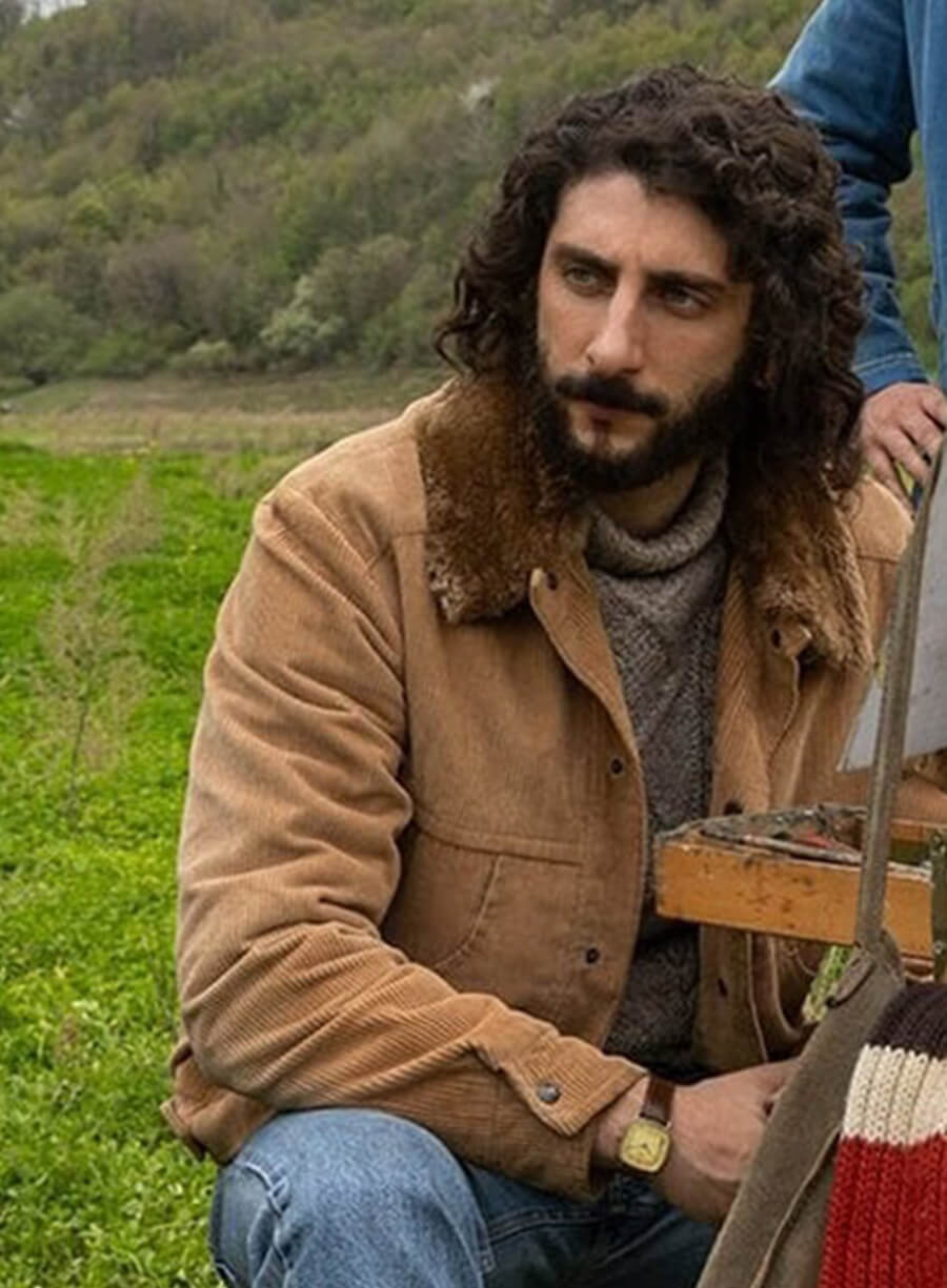 Pietro Castellitto The Big Fake 2026 Toni Brown Jacket