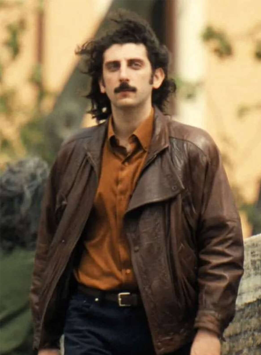 Pietro Castellitto The Big Fake 2026 Toni Leather Jacket