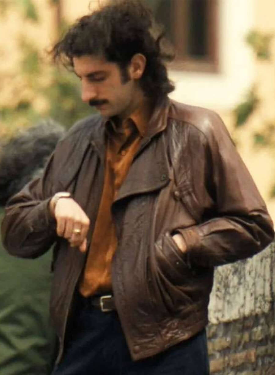 Pietro Castellitto The Big Fake 2026 Toni Leather Jacket