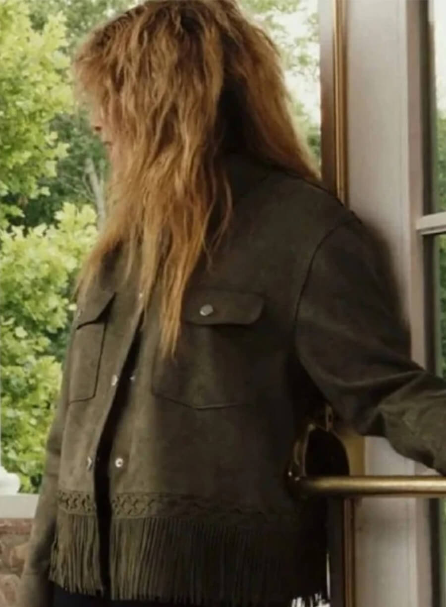  Poker Face Charlie Cale  Fringe Green Jacket