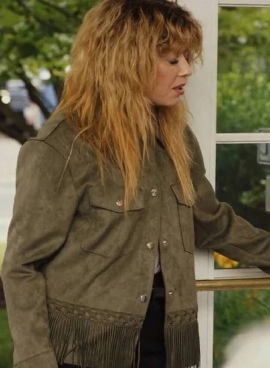  Poker Face Charlie Cale  Fringe Green Jacket