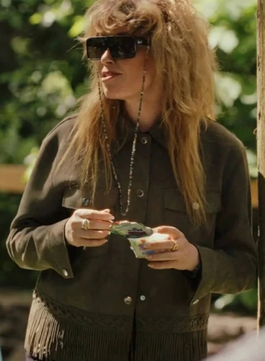  Poker Face Charlie Cale  Fringe Green Jacket