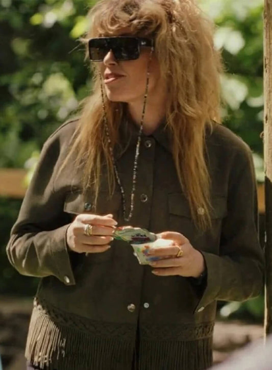  Poker Face Charlie Cale  Fringe Green Jacket