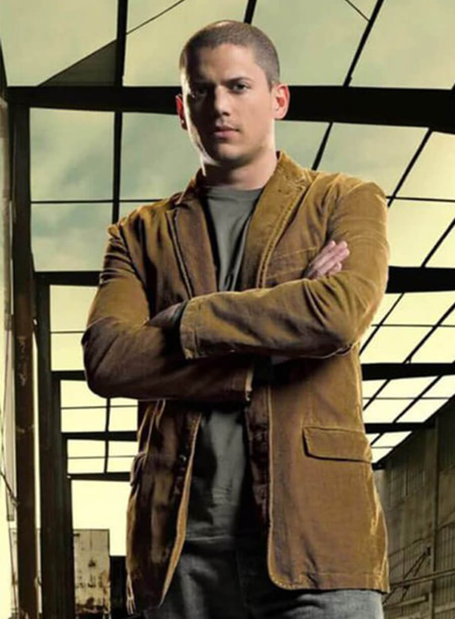 Prison Break Michael Scofield Brown Blazer Coat