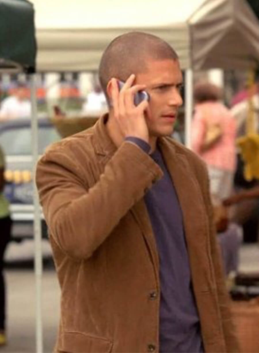 Prison Break Michael Scofield Brown Blazer Coat