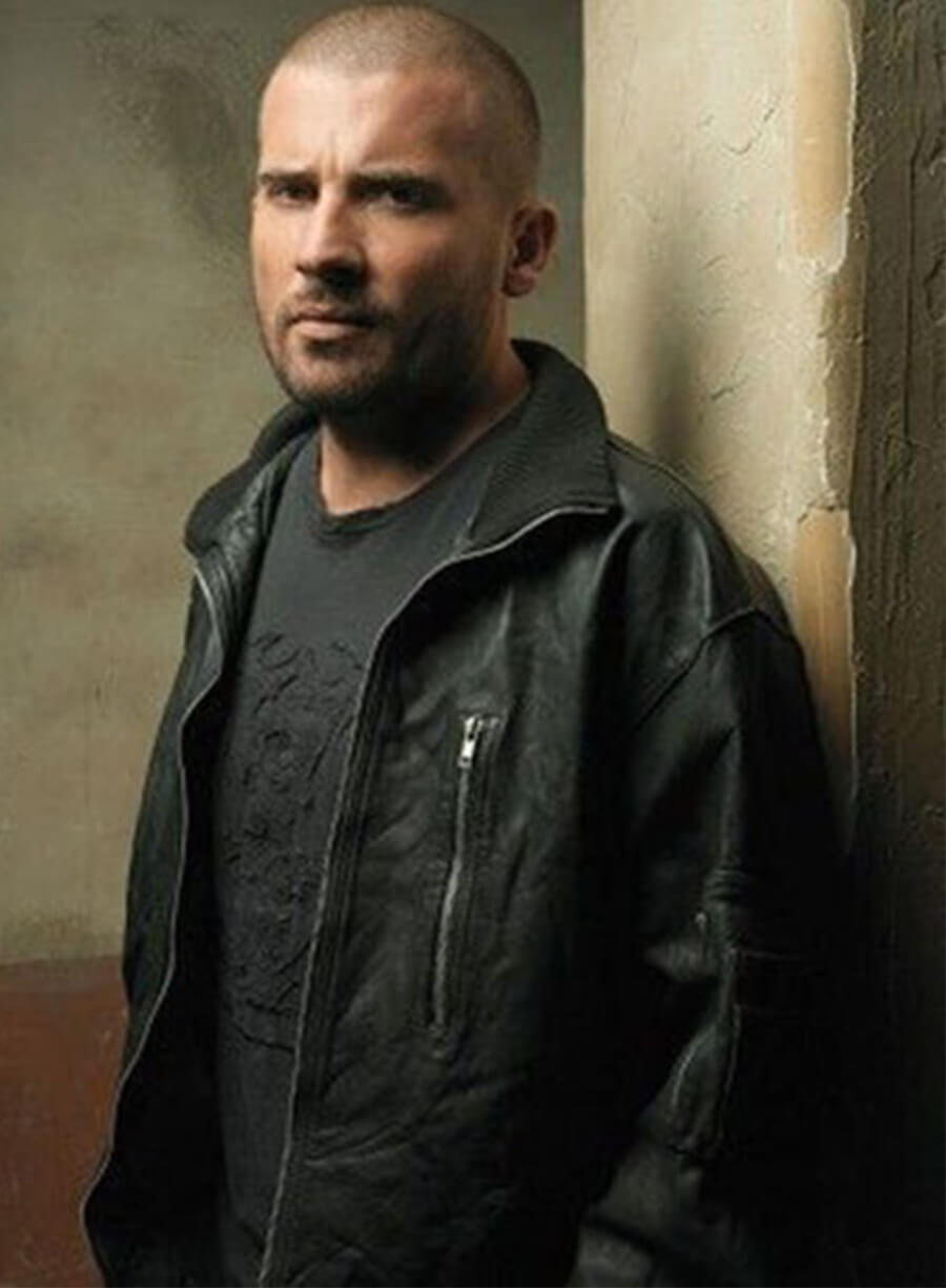Prison Break S02 Lincoln Burrows Black Leather Jacket