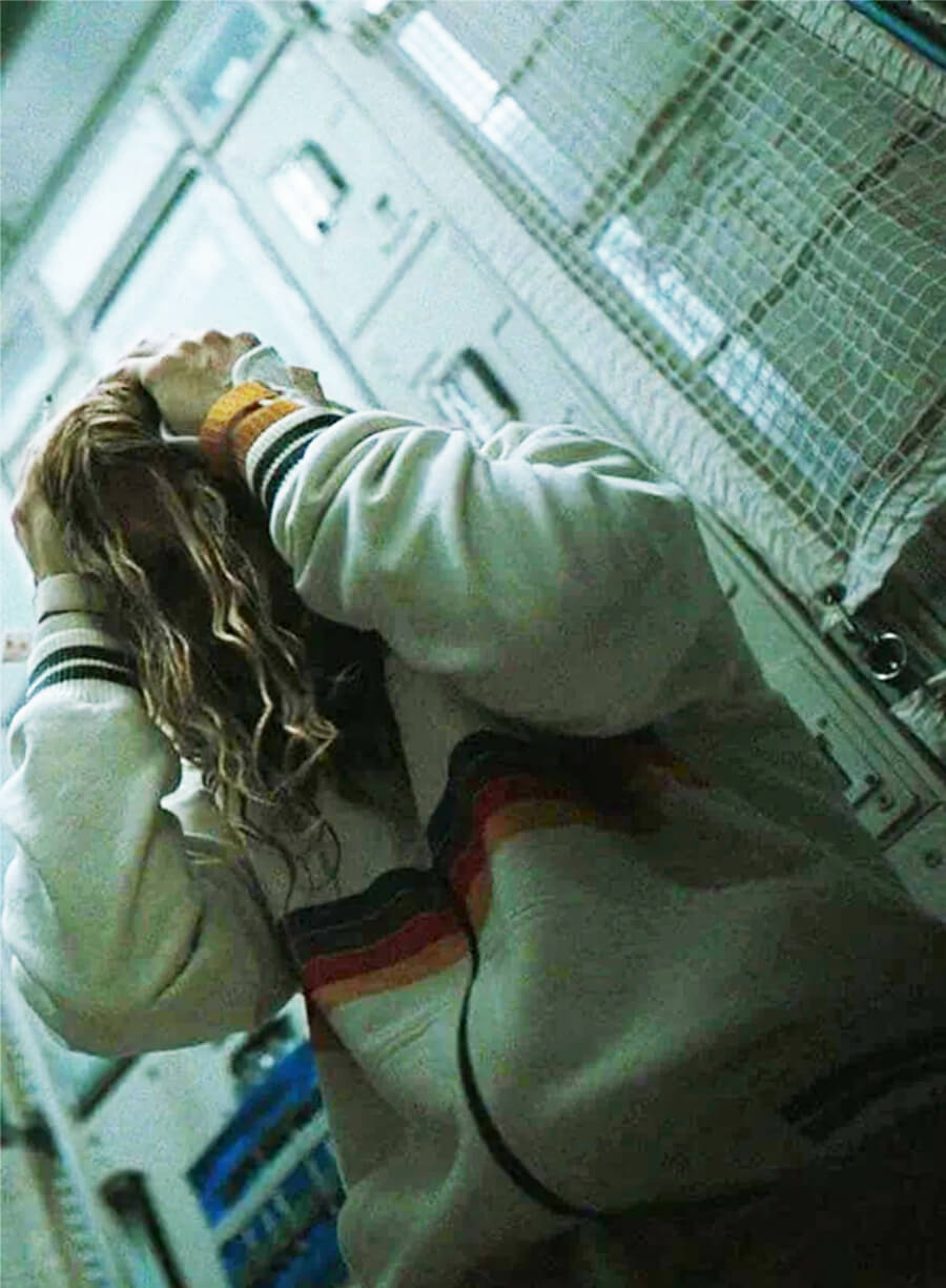 Project Hail Mary Ryan Gosling Rainbow Stripe Hooded Jacket