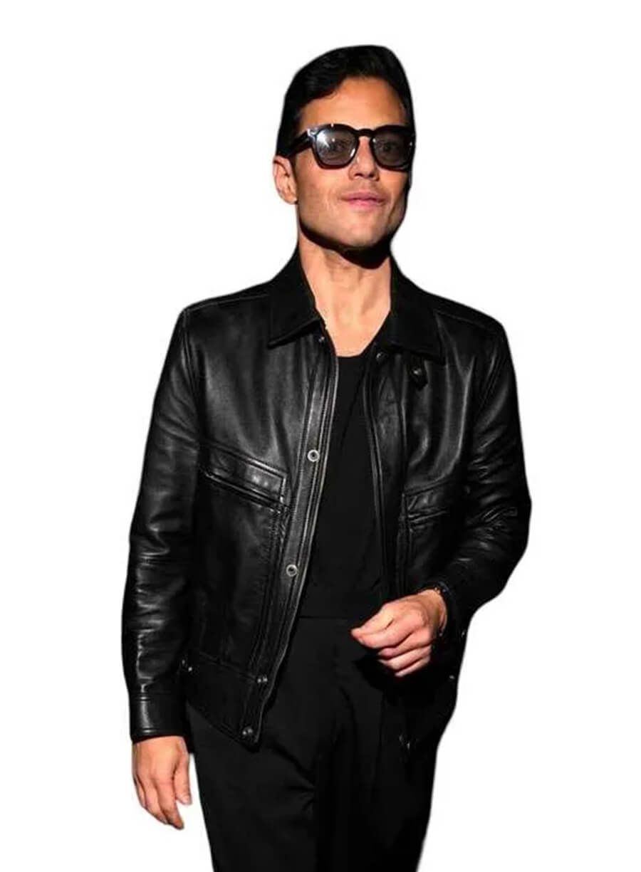 Rami Malek Met Gala 2026 Leather Jacket