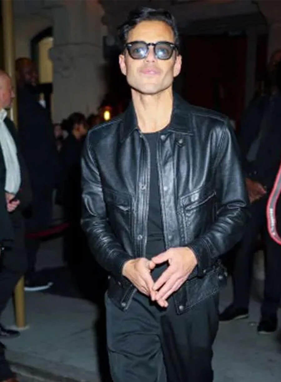Rami Malek Met Gala 2026 Leather Jacket