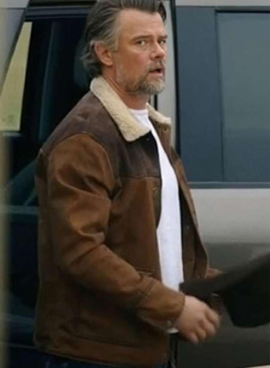 Ransom Canyon 2025 Josh Duhamel Staten Brown Jacket