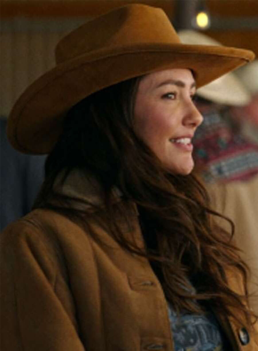  Ransom Canyon Minka Kelly Quinn Brown Suede Jacket
