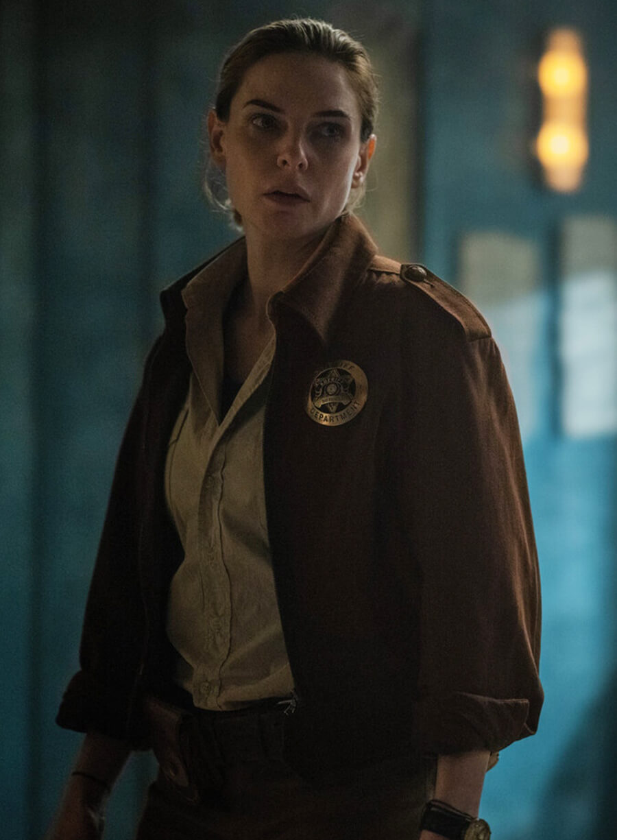 Rebecca Ferguson Silo Juliette Nichols Brown Uniform Jacket