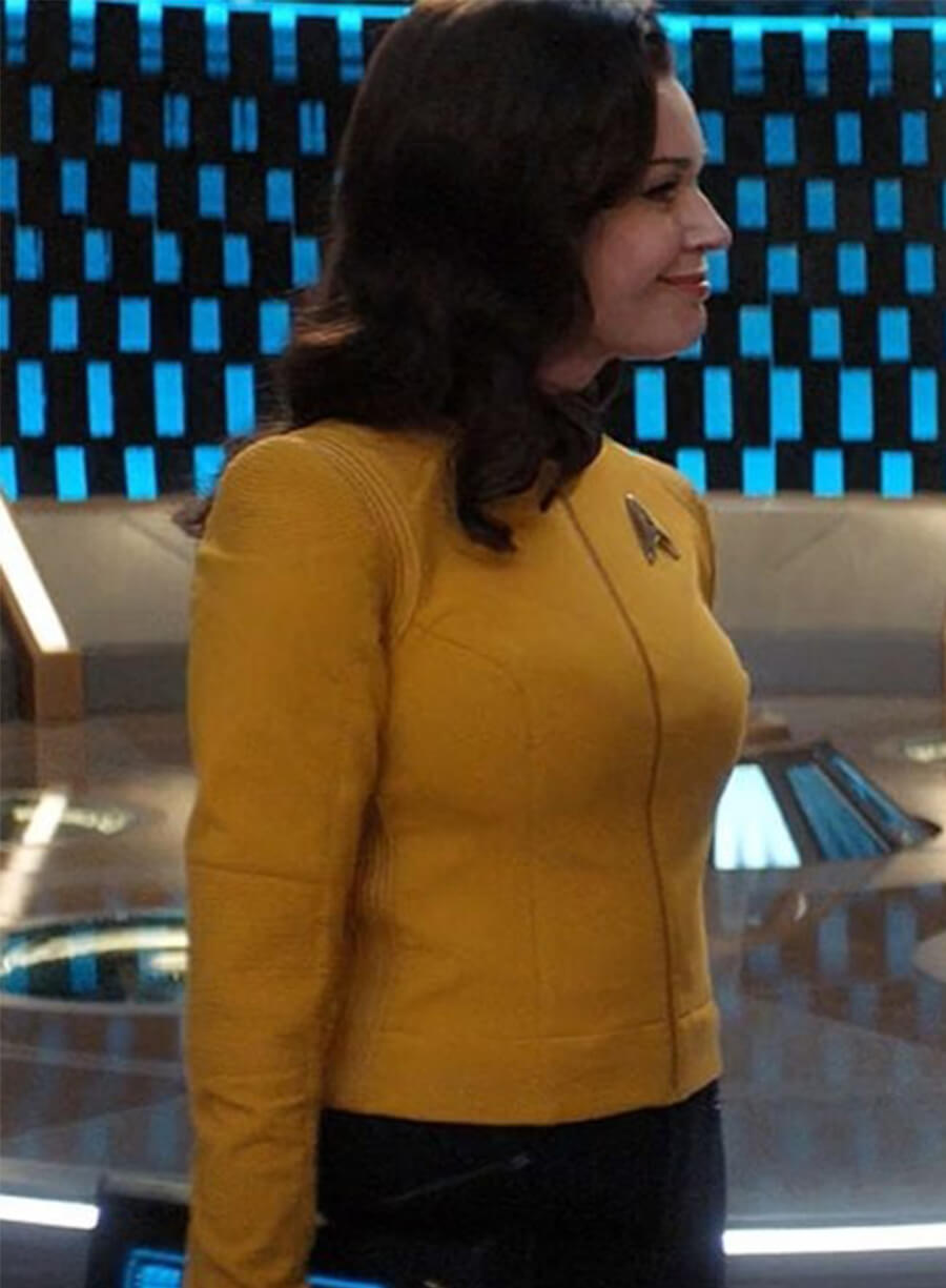 Rebecca Romijn Star Trek Discovery Number One Yellow Jacket