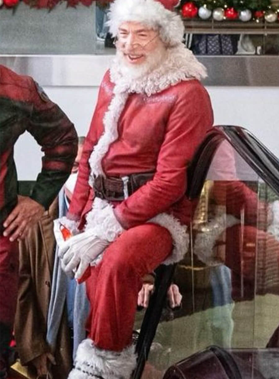 Red One JK Simmons Santa Claus Suede Jacket