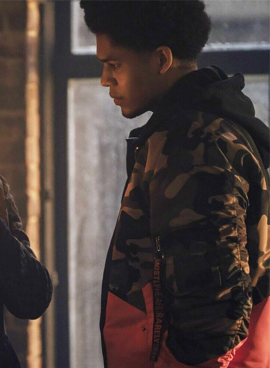 Rhenzy Feliz The Penguin Victor Camouflage Jacket 