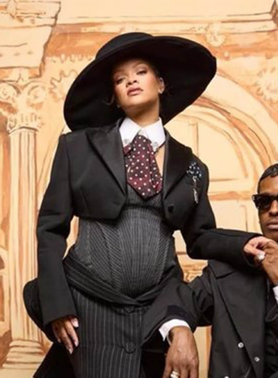 Rihanna Met Gala 2025 Cropped Blazer