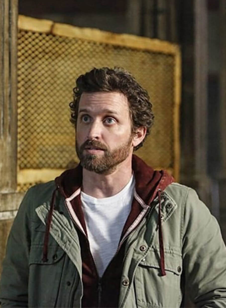 Rob Benedict Supernatural S11 Chuck Shurley Green Jacket