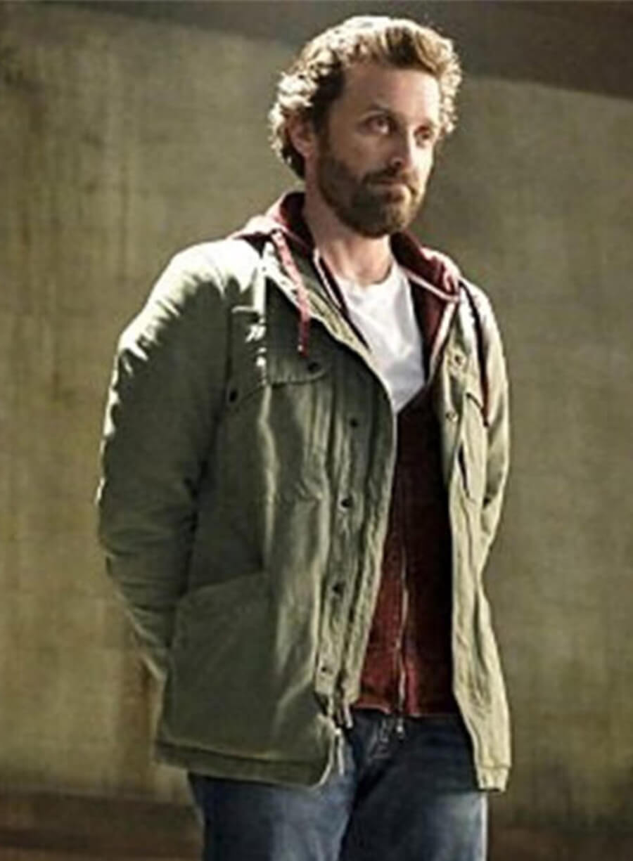 Rob Benedict Supernatural S11 Chuck Shurley Green Jacket