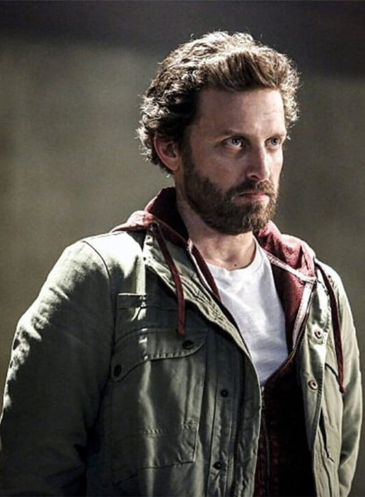 Rob Benedict Supernatural S11 Chuck Shurley Green Jacket