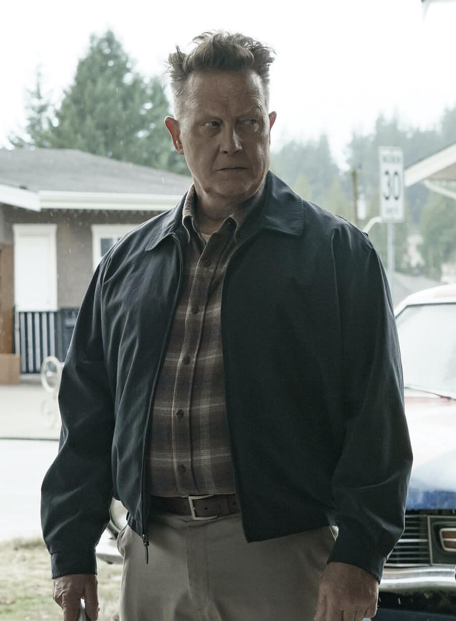 Robert Patrick Peacemaker Auggie Smith White Dragon Jacket 