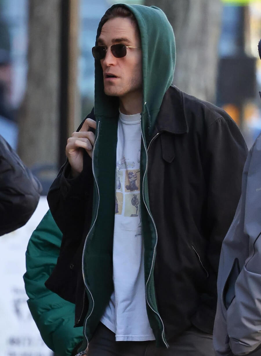 Robert Pattinson The Drama 2026 Charlie Thompson Black Jacket