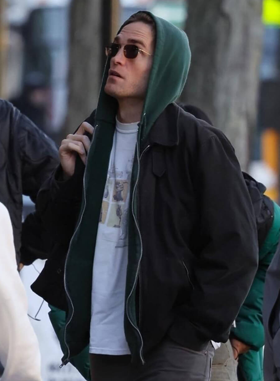 Robert Pattinson The Drama 2026 Charlie Thompson Black Jacket