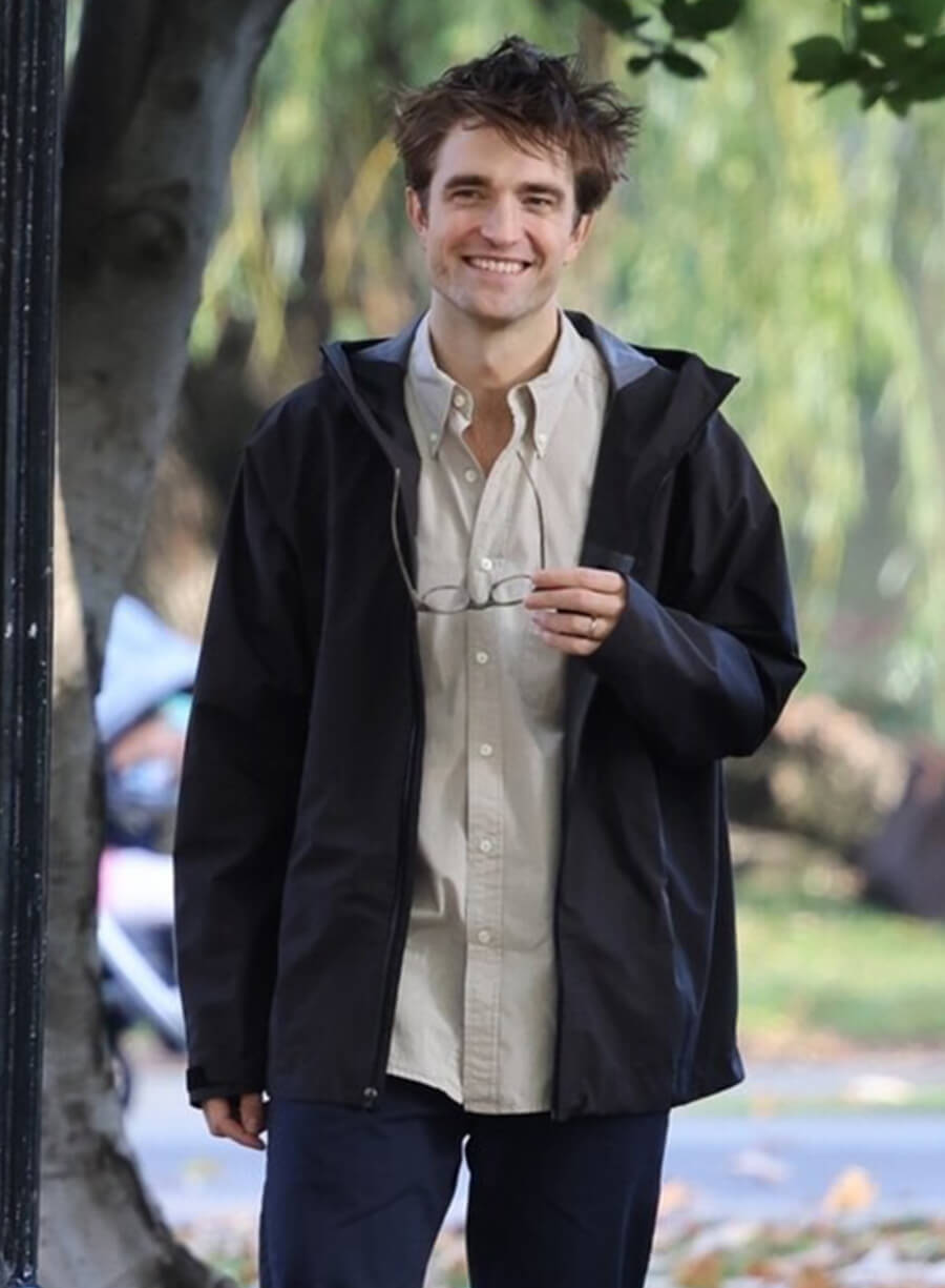 Robert Pattinson The Drama 2026 Charlie Thompson Hooded Jacket