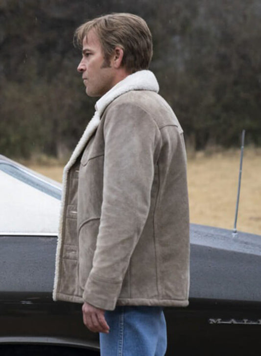 Roland West True Detective S03 Suede Jacket