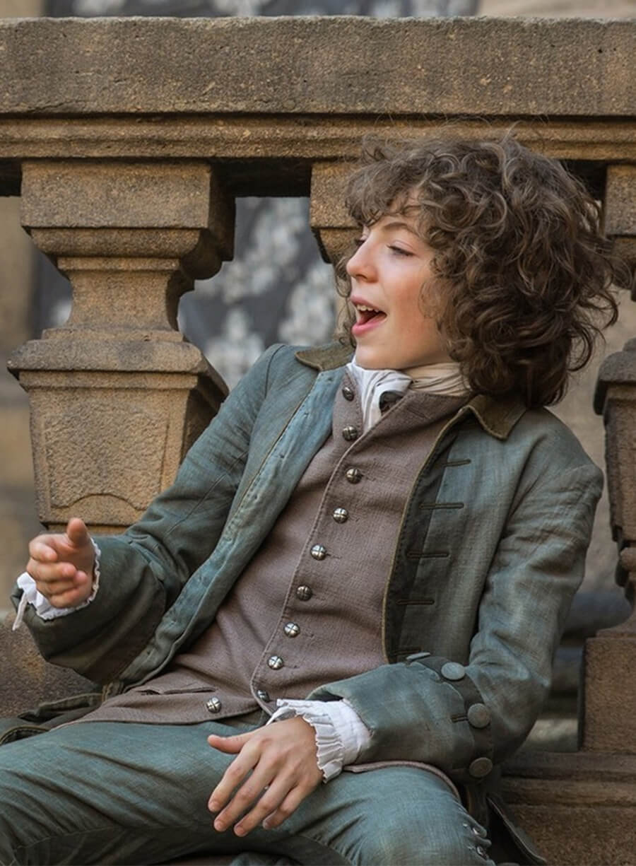 Romann Berrux Outlander Fergus Grey Coat 