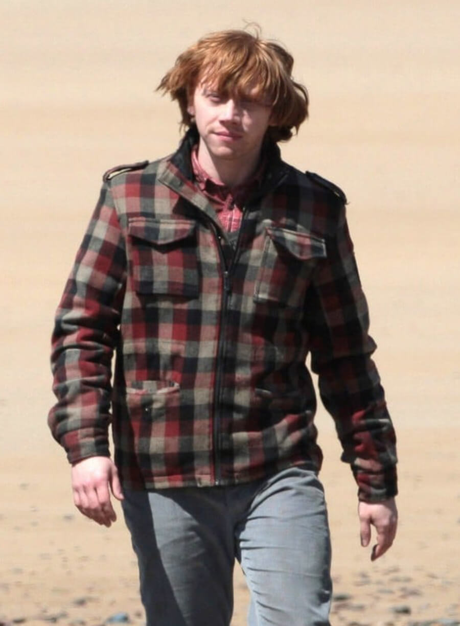 Ron Weasley Harry Potter and the Deathly Hallows Plaid Jacket