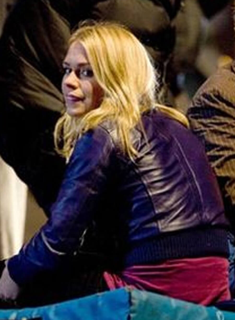Rose Tyler Doctor Who Blue Leather Jacket