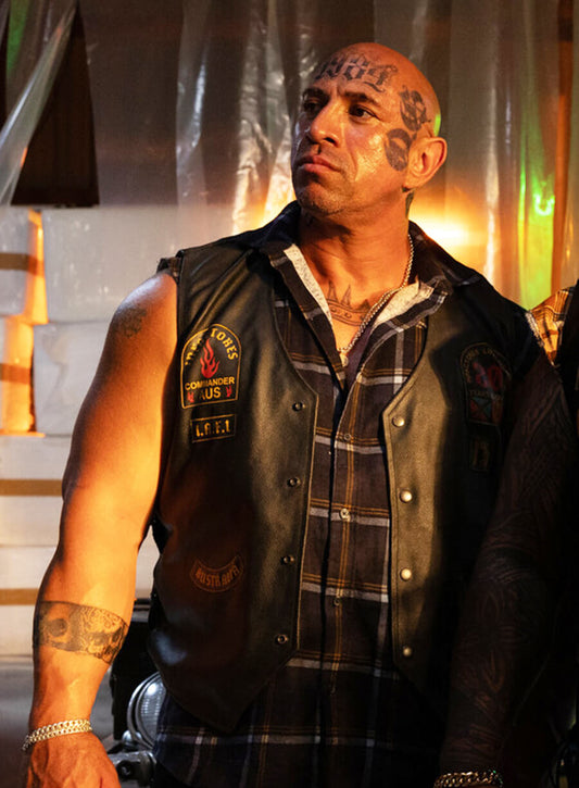 Runner 2026 Black Leather Vest 