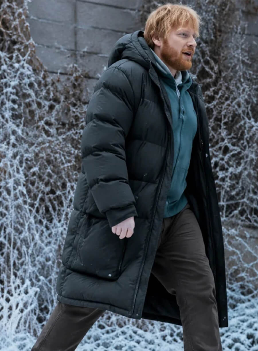 Rupert Grint Nightborn 2026 Jon Black Puffer Coat