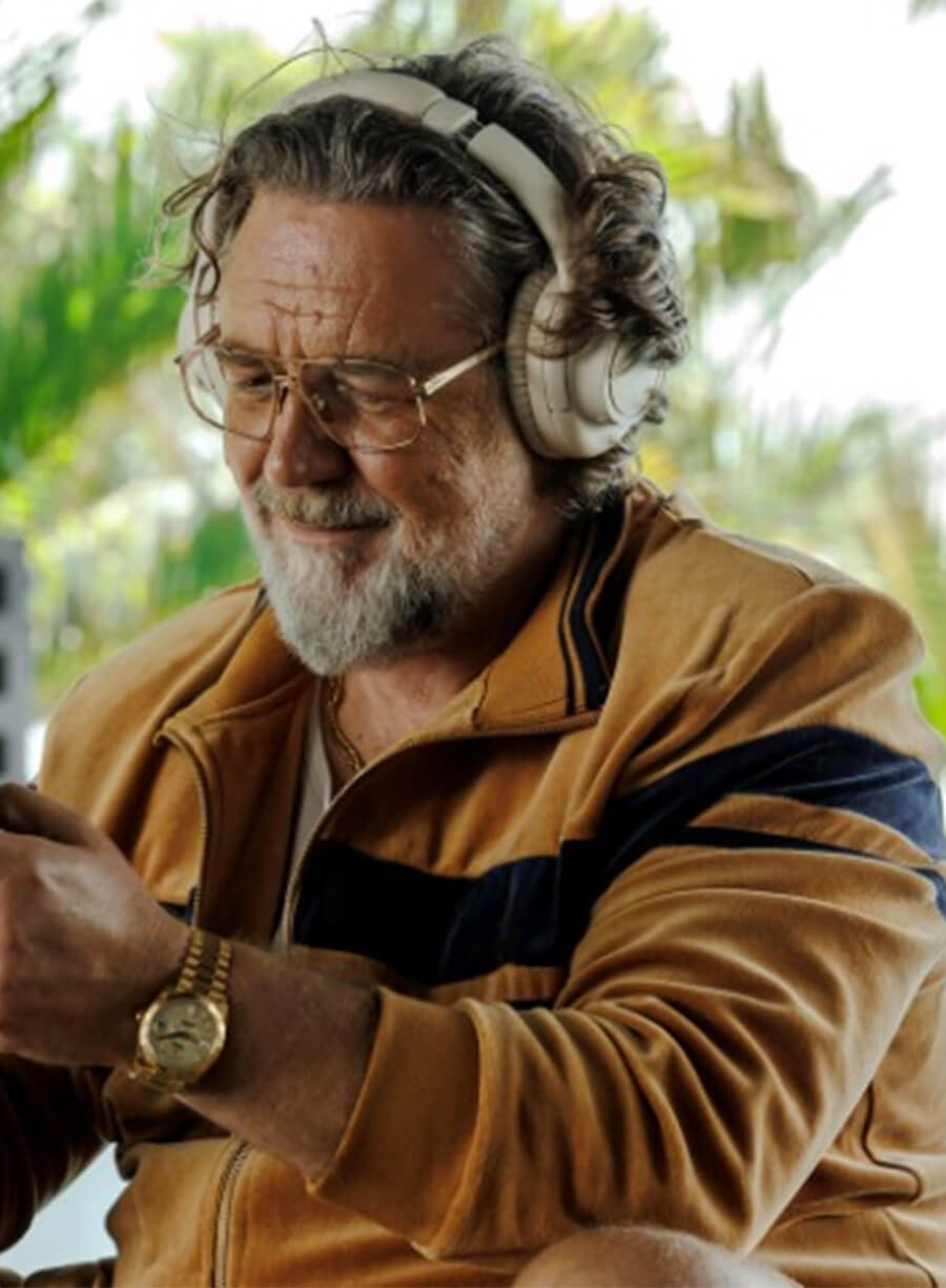 Russell Crowe The Get Out Manco Kapak Orange Track Jacket