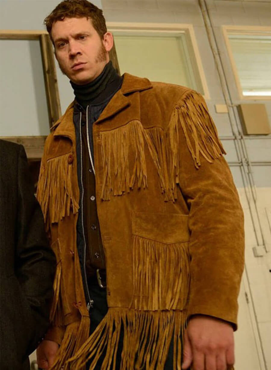 Russell Harvard Fargo Mr Wrench Brown Fringe Jacket