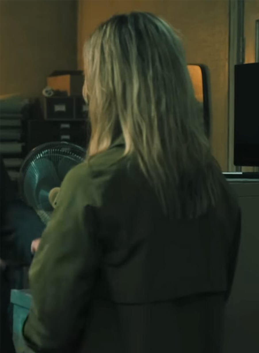 Ruth Bradley Slow Horses Emma Flyte Green Coat