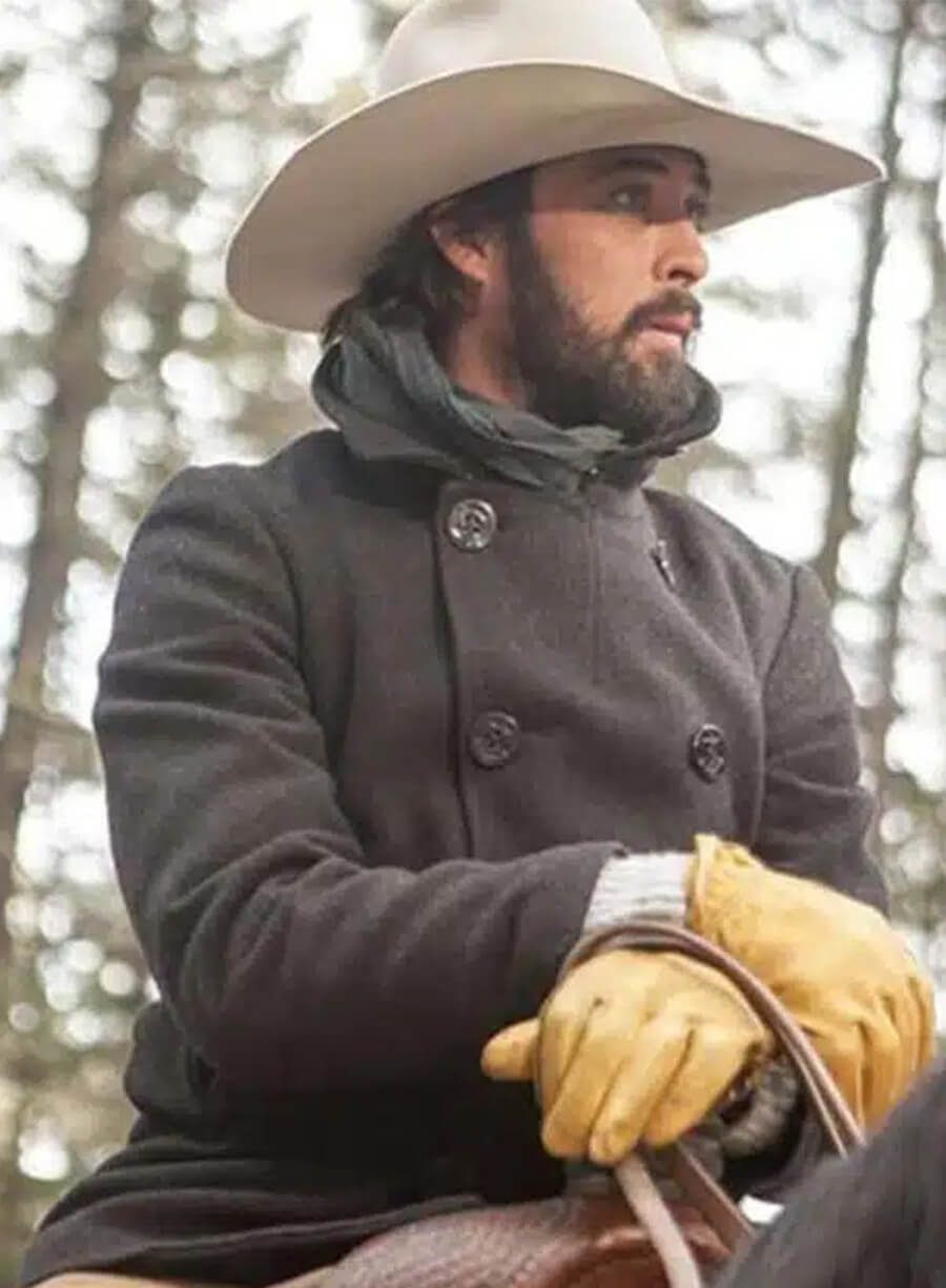 Ryan Bingham Yellowstone Walker Wool Coat