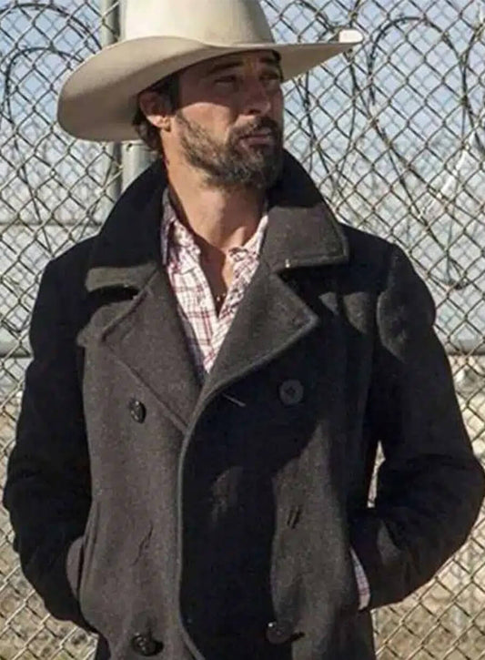 Ryan Bingham Yellowstone Walker Wool Coat