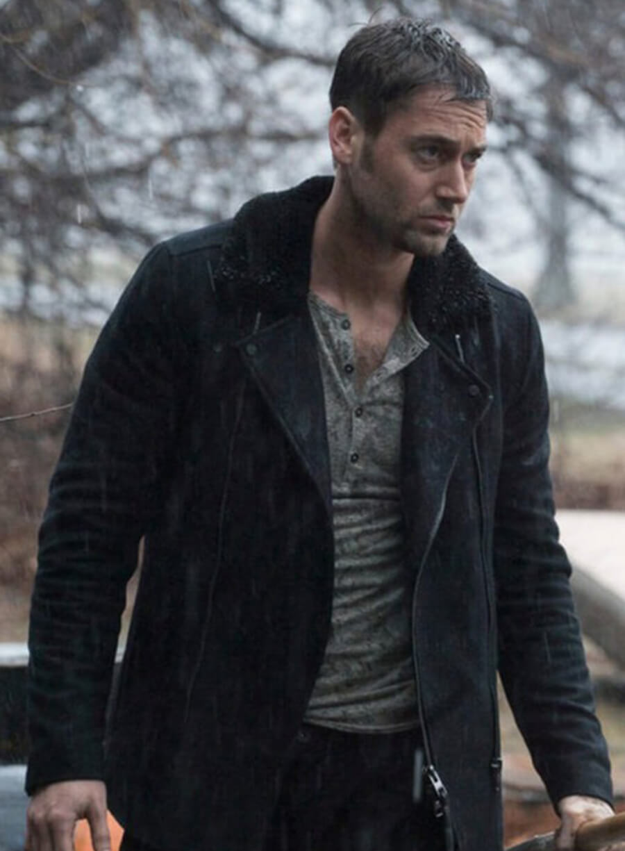 Ryan Eggold The Blacklist Tom Keen Black Suede Jacket