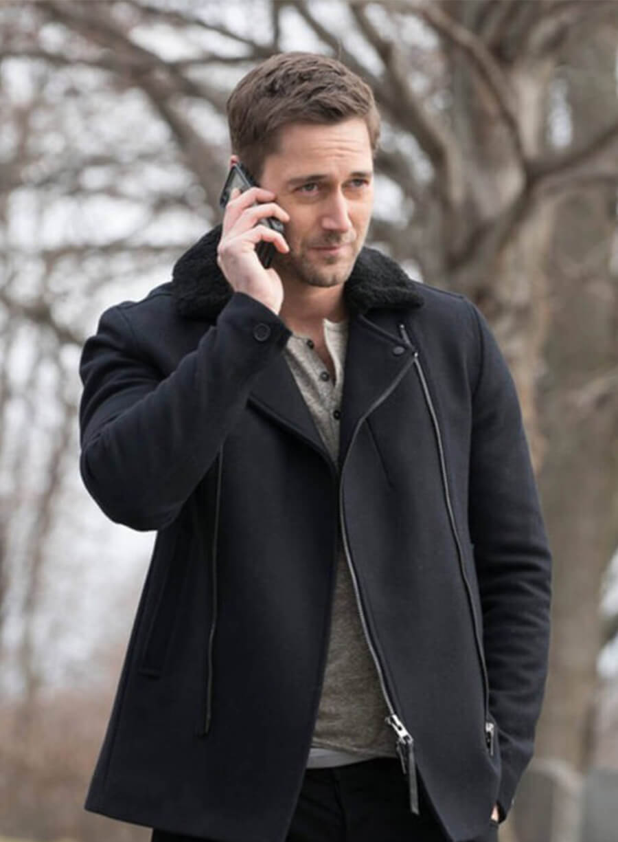 Ryan Eggold The Blacklist Tom Keen Black Suede Jacket