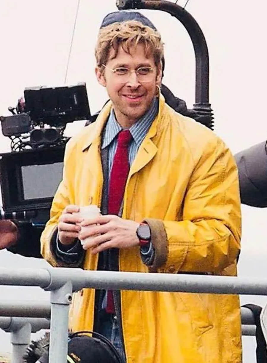 Ryan Gosling Project Hail Mary Ryland Grace Yellow Leather Coat