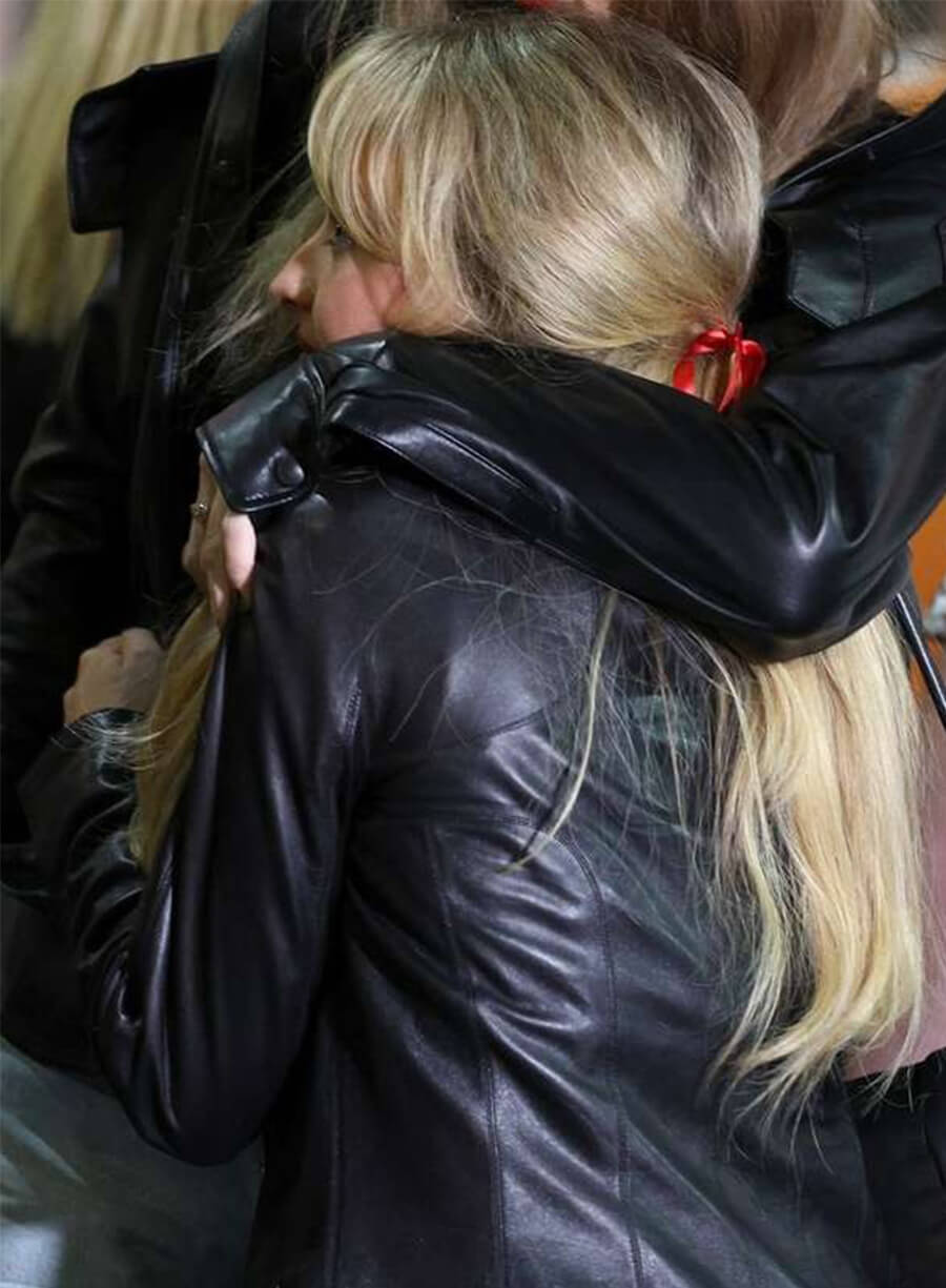Sabrina Carpenter Black Leather Jacket
