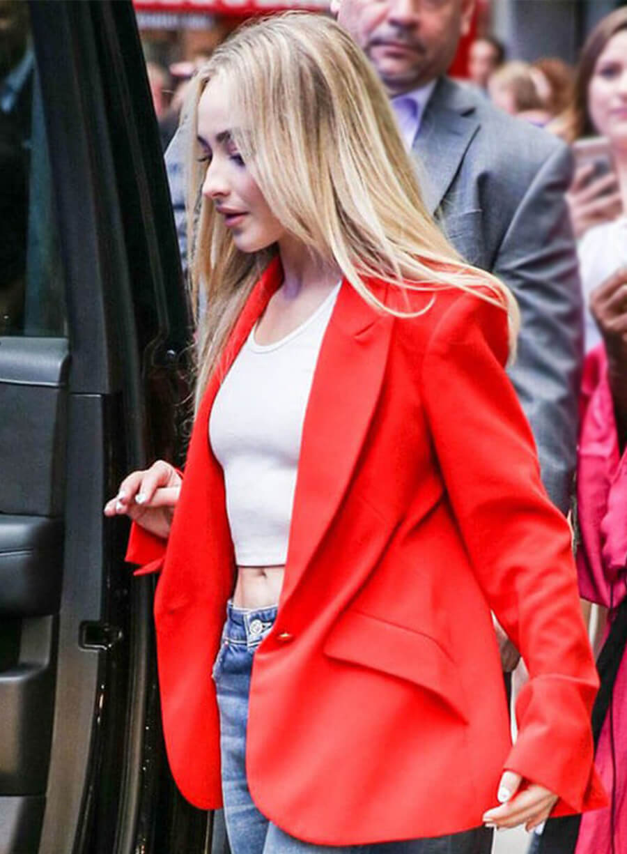 Sabrina Carpenter Red Blazer 