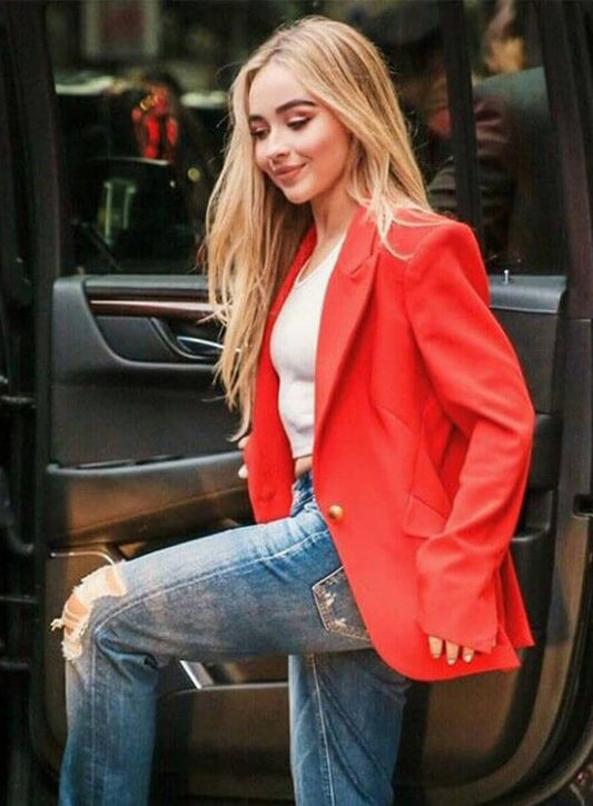 Sabrina Carpenter Red Blazer 