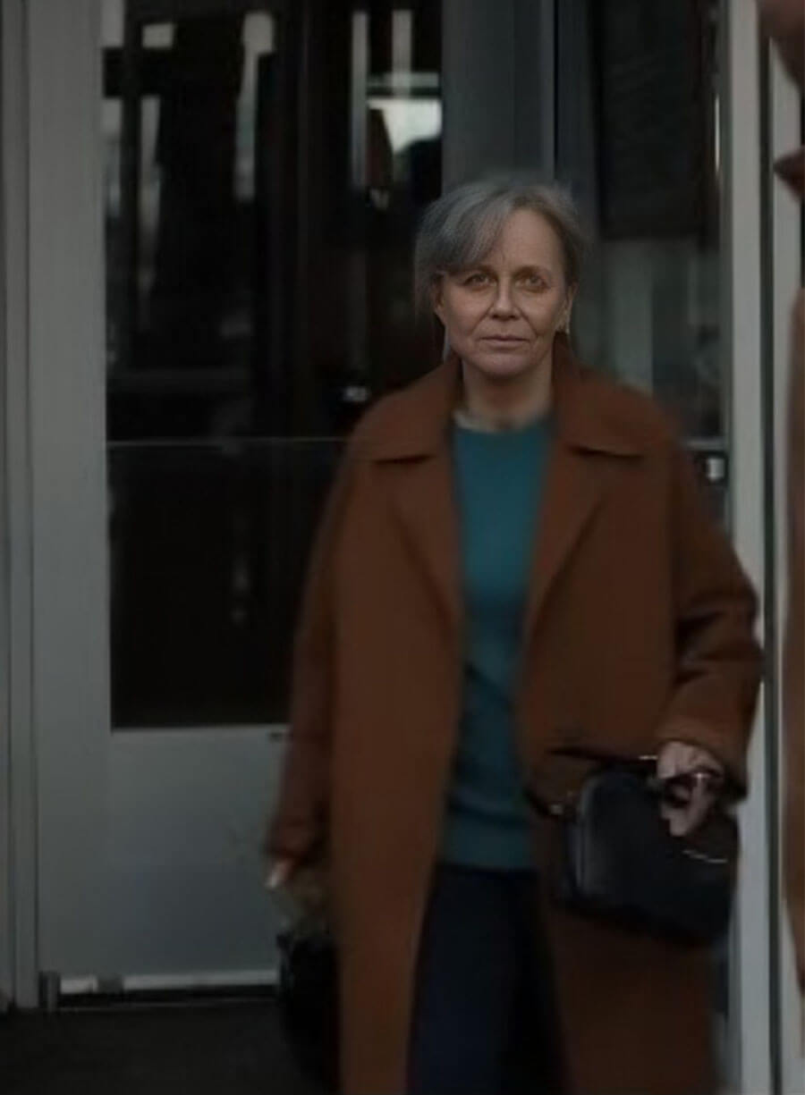 Sally Field Remarkably Bright Creatures Tova Brown Coat 