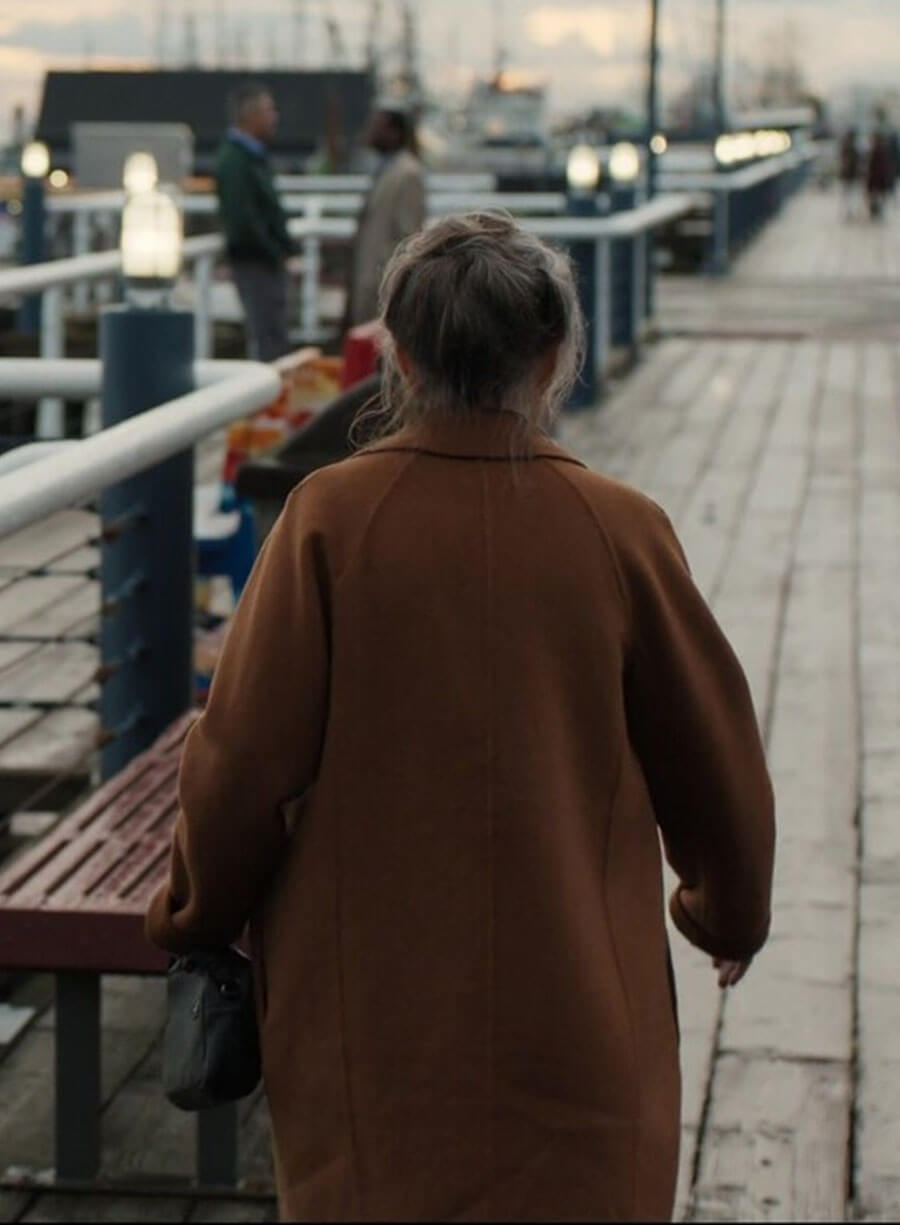 Sally Field Remarkably Bright Creatures Tova Brown Coat 