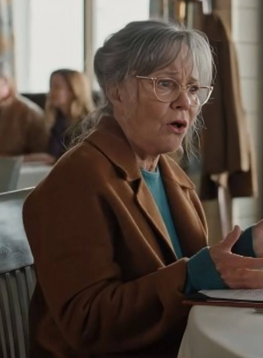Sally Field Remarkably Bright Creatures Tova Brown Coat 